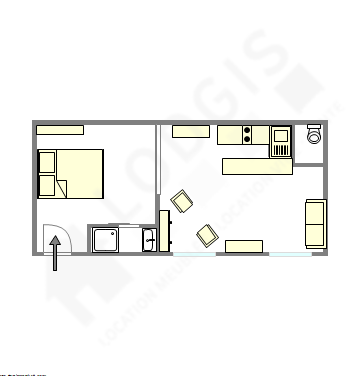 Appartement Paris 7° - Plan interactif