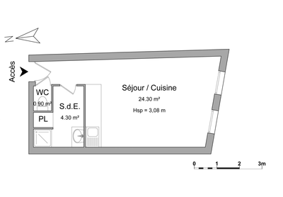 Квартира Centre ville - Интерактивный план