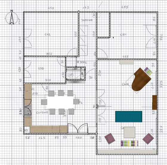 Wohnung Paris 16° - Interaktiven Plan