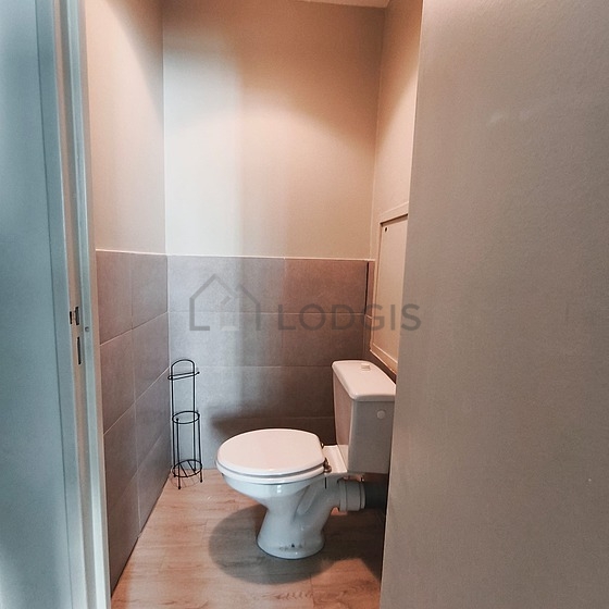 Toilets separated from the bathroom