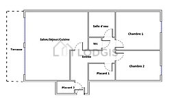 Apartamento Nord-Ouest de Montpellier - Salón