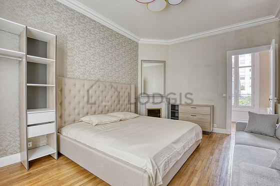 Bedroom with double-glazed windows