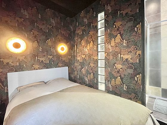 Bedroom for 2 persons equipped with 1 bed(s) of 140cm