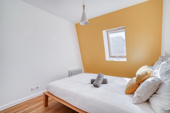 Chambre pour 2 personnes équipée de 1 lit(s) de 140cm