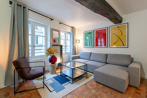 Séjour équipé de télé, 1 fauteuil(s)