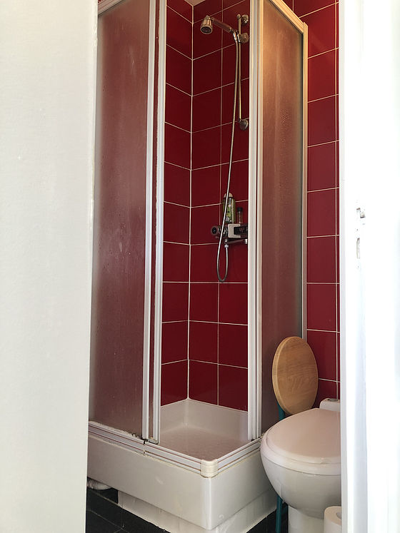 Bathroom equipped with toilet
