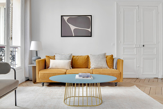 Living room with double-glazed windows