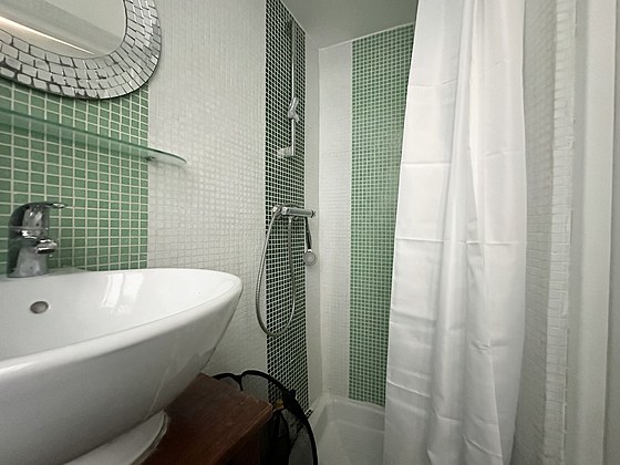Bathroom equipped with separate shower