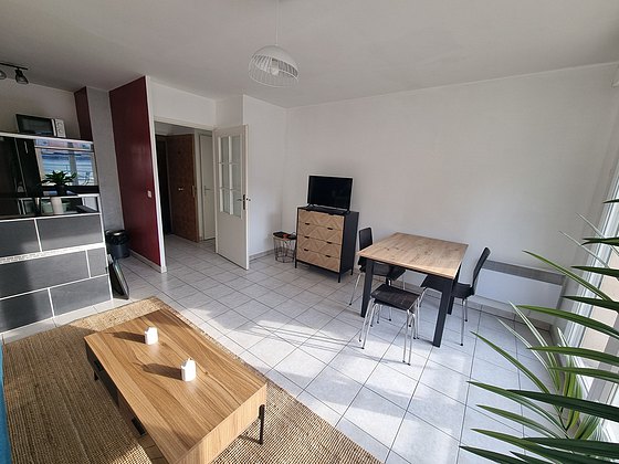 Séjour d'un appartement à Paris