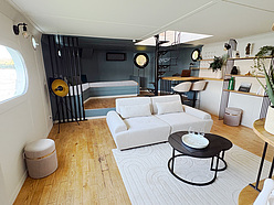Boat Paris 16° - Living room
