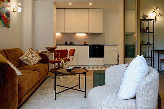 Apartment Boulogne-Billancourt - Living room