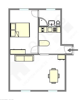 Квартира Neuilly-Sur-Seine - Интерактивный план