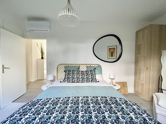Bedroom for 2 persons equipped with 1 bed(s) of 140cm