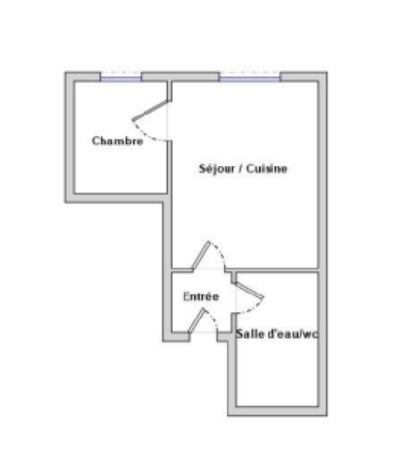 Apartment Bordeaux Centre - Interactive plan