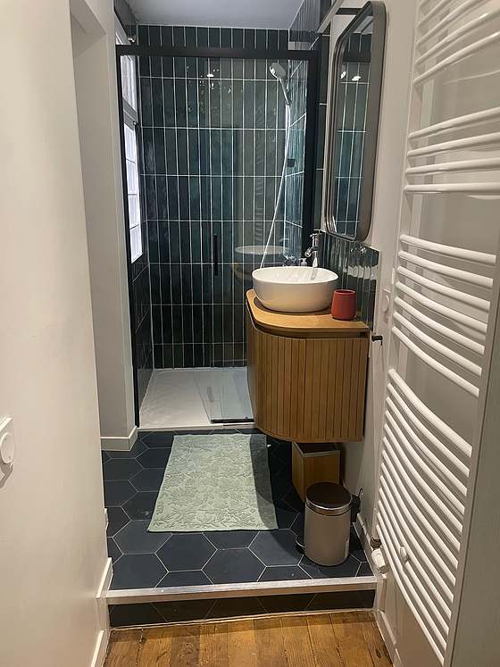 Bathroom equipped with toilet