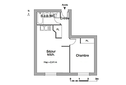 Apartamento Bordeaux Centre - Salón