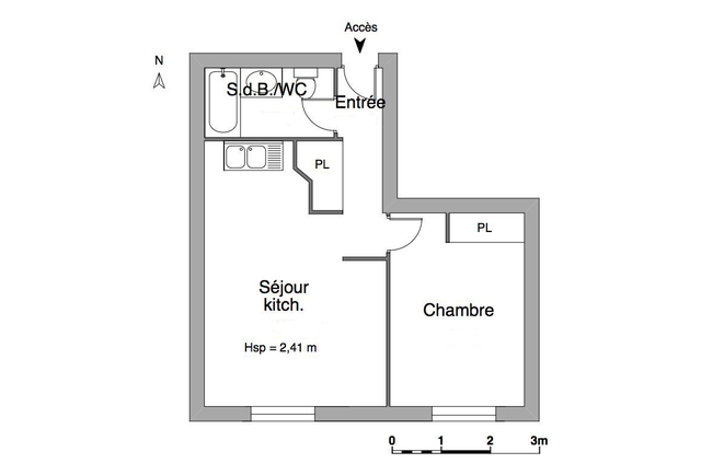 Apartamento Bordeaux Centre - Plano interactivo