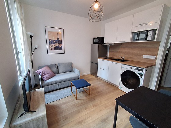 Wohnung Paris 18° - Wohnzimmer
