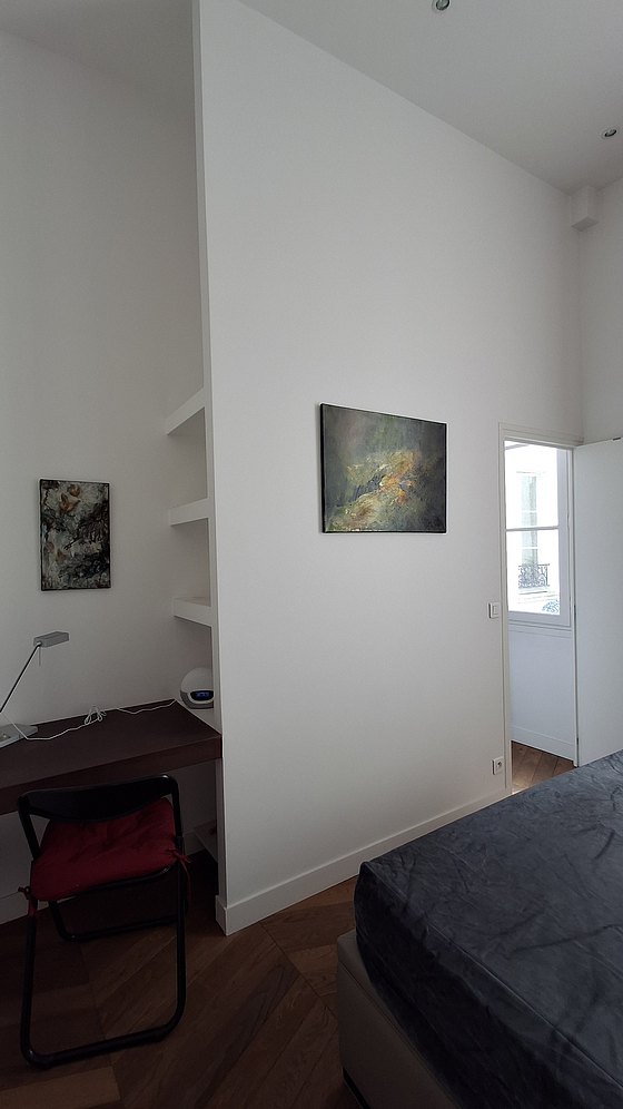 Quiet bedroom for 2 persons equipped with 1 bed(s) of 160cm