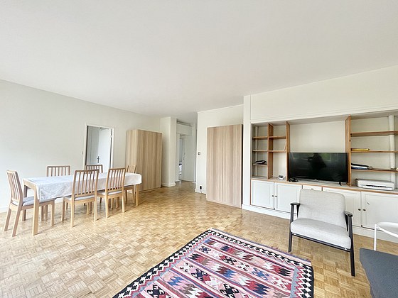 Séjour d'un appartement à Paris