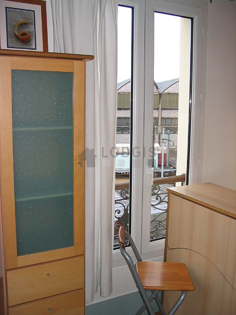 Living room with windows