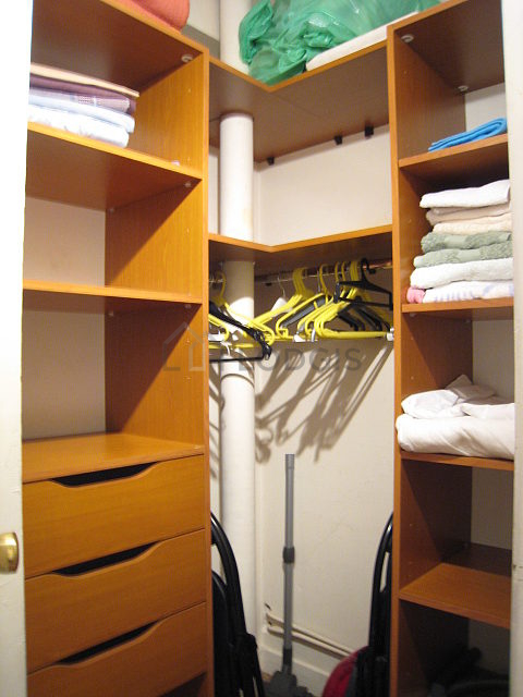 Beautiful dressing-room serviced with : wardrobe, cupboard, 2 chair(s)