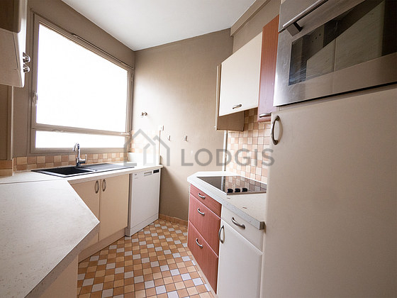 Kitchen equipped with crockery