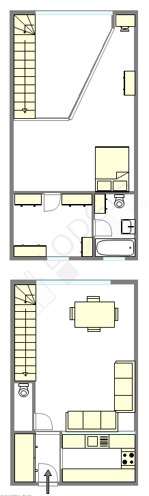 Дуплекс Париж 16° - Интерактивный план