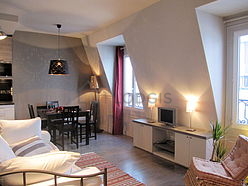 Wohnung Paris 4° - Wohnzimmer