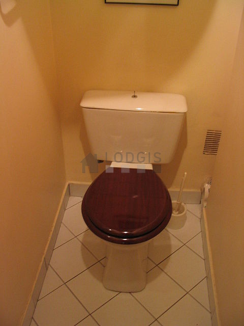 Toilets separated from the bathroom