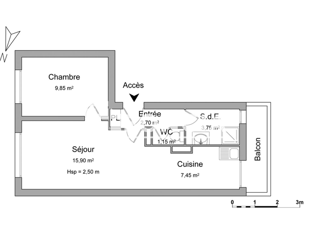 Wohnung Marseille - 