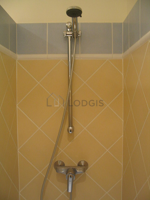 Bathroom equipped with cupboard