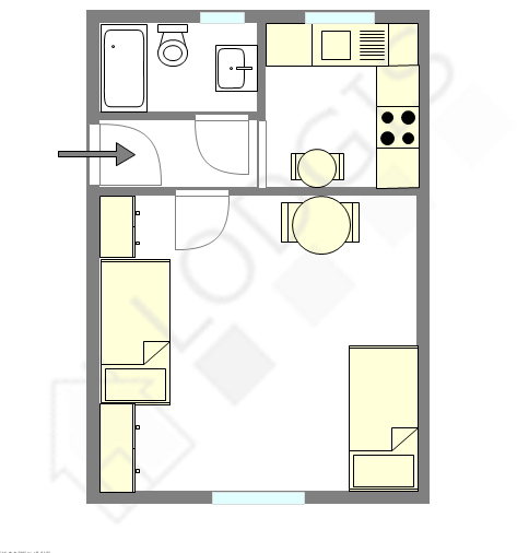 Appartamento Parigi 7° - Piantina interattiva