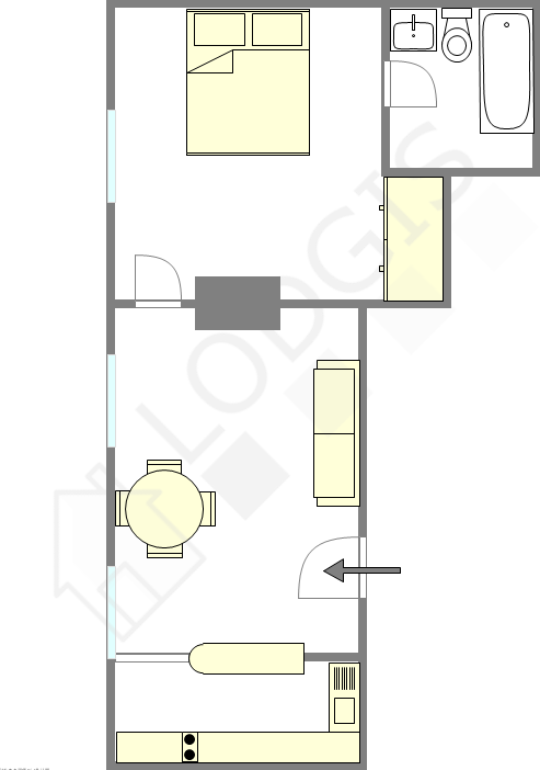 Appartamento Parigi 5° - Piantina interattiva