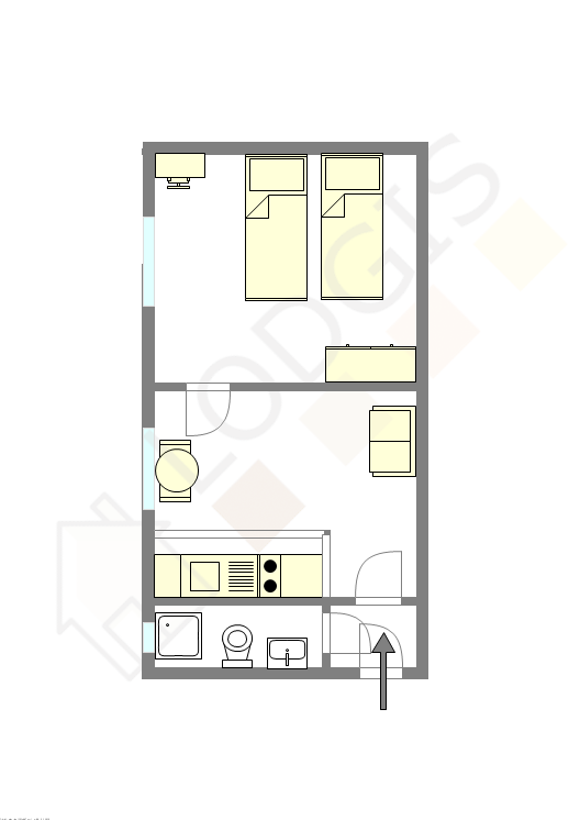 Apartment Paris 17° - Interactive plan