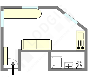 Apartamento Paris 5° - Plano interativo