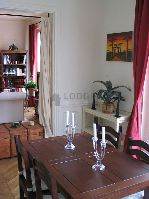 Dining room with double-glazed windows facing the road
