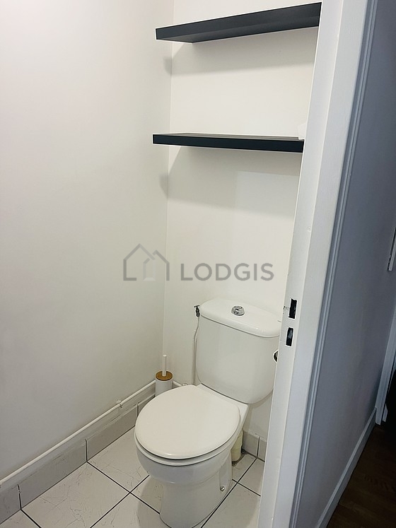 Toilets separated from the bathroom