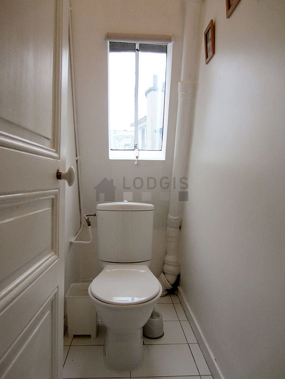 Toilets separated from the bathroom