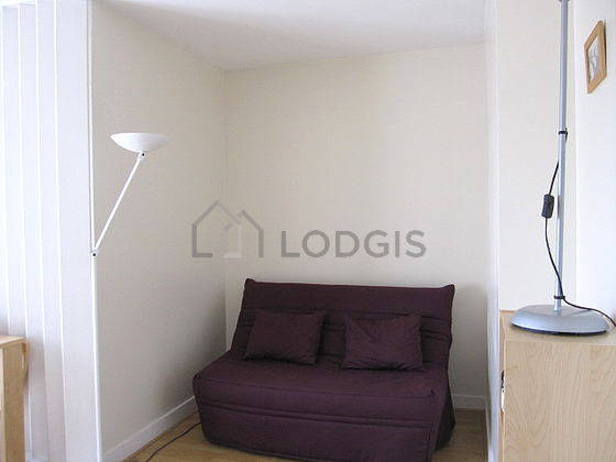 Very bright living room furnished with cupboard, 3 chair(s)