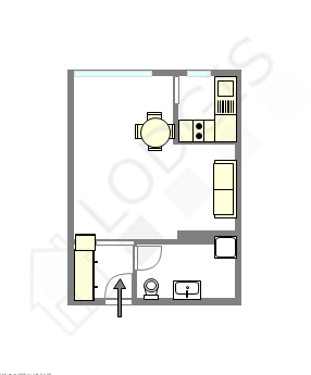 Wohnung  - Interaktiven Plan