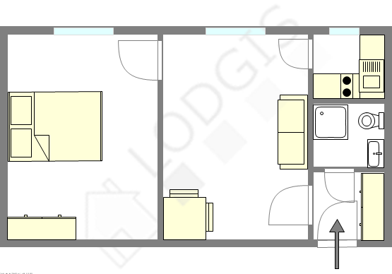 Квартира Париж 16° - Интерактивный план