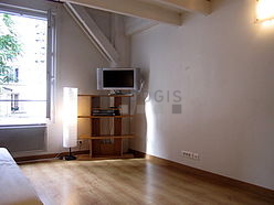 双层公寓 巴黎17区 - 客厅