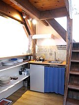 雙層公寓 巴黎17区 - 廚房