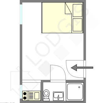 Appartement Paris 12° - Plan interactif