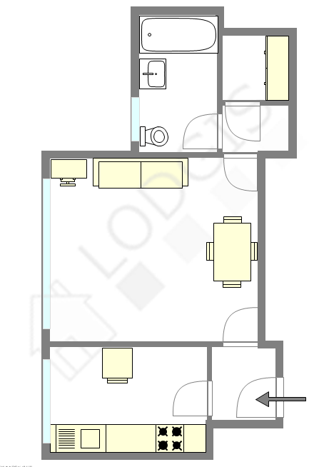 Appartement Puteaux - Plan interactif