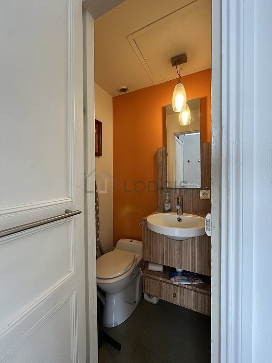Toilets separated from the bathroom