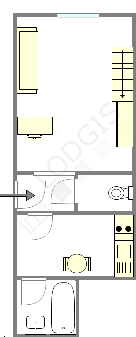 アパルトマン パリ 17区 - レイアウト