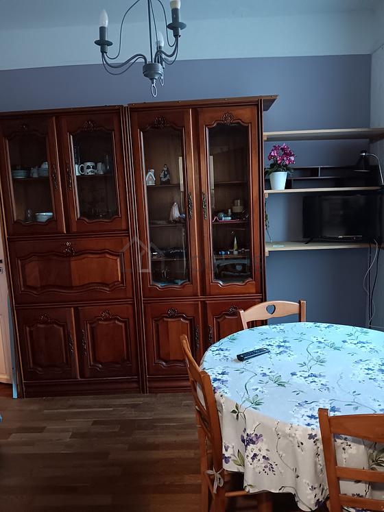 Living room with wooden floor