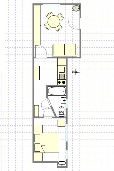 Wohnung Paris 14° - Interaktiven Plan
